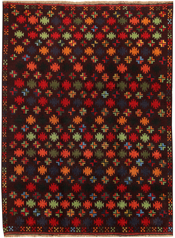 Multi Colored Baluchi 5' 9 x 7' 7 - No. 57143 - ALRUG Rug Store