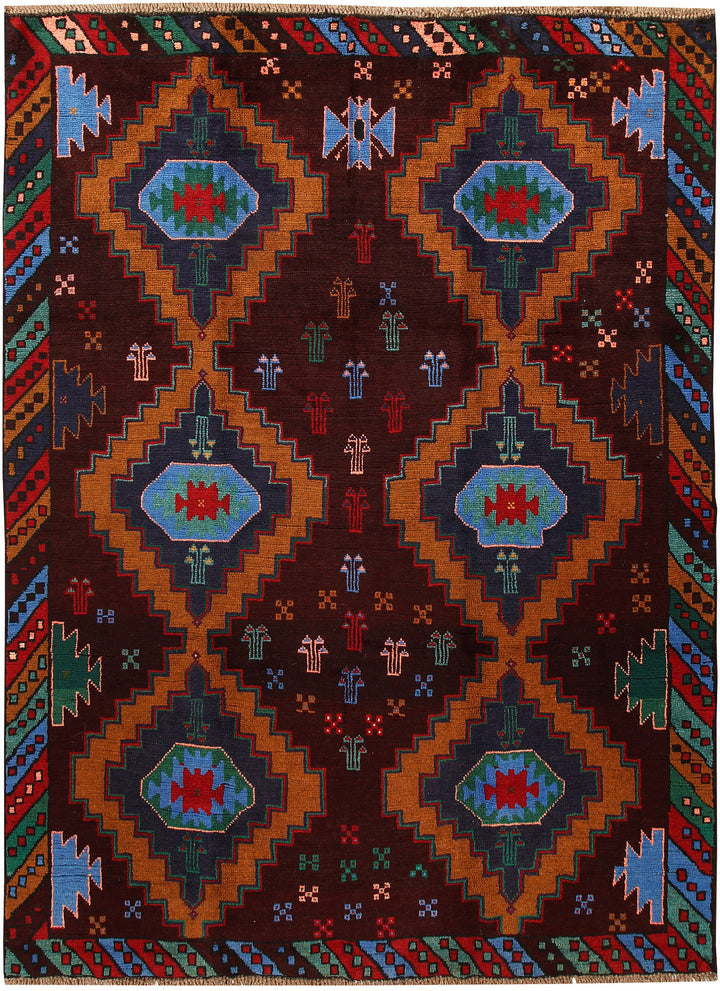 Multi Colored Baluchi 5' 9 x 7' 10 - No. 57144 - ALRUG Rug Store