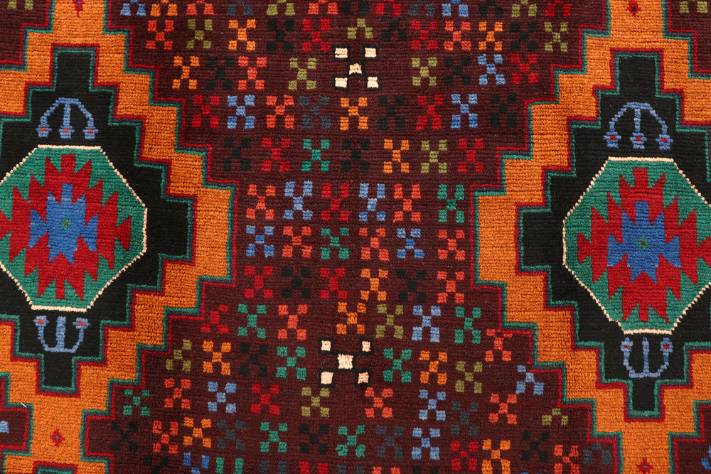 Multi Colored Baluchi 6' x 8' 1 - No. 57146 - ALRUG Rug Store