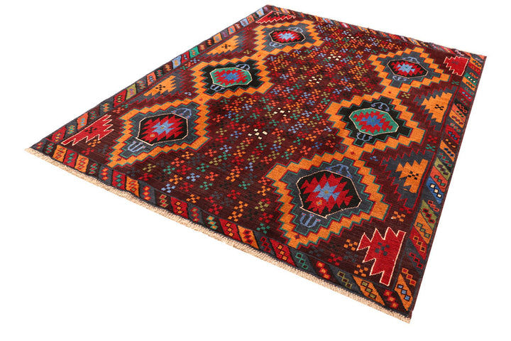 Multi Colored Baluchi 6' x 8' 1 - No. 57146 - ALRUG Rug Store