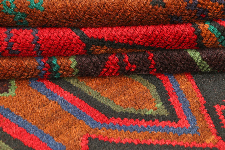 Saddle Brown Baluchi 6' x 8' - No. 57147 - ALRUG Rug Store