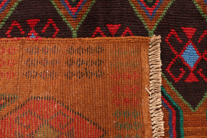 Saddle Brown Baluchi 6' x 8' - No. 57147 - ALRUG Rug Store