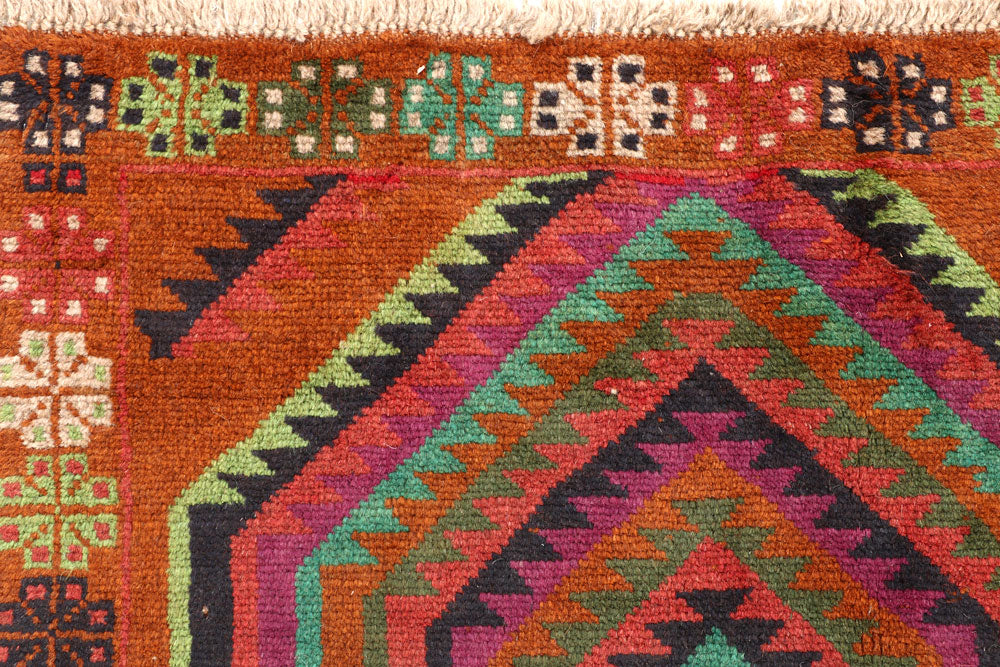 Saddle Brown Baluchi 5' 9 x 7' 10 - No. 57148 - ALRUG Rug Store