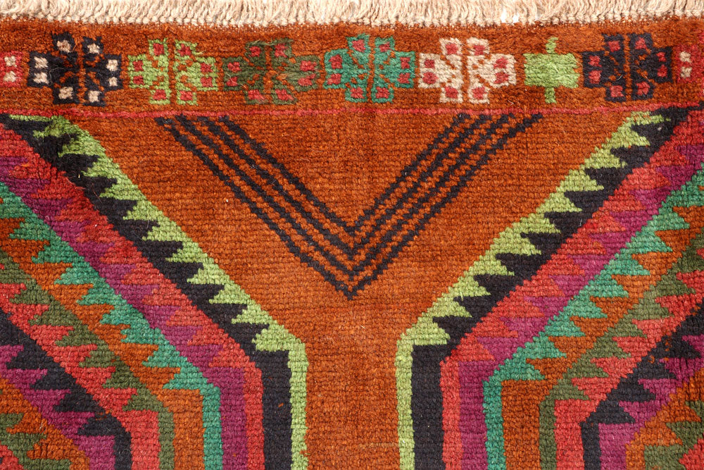 Saddle Brown Baluchi 5' 9 x 7' 10 - No. 57148 - ALRUG Rug Store