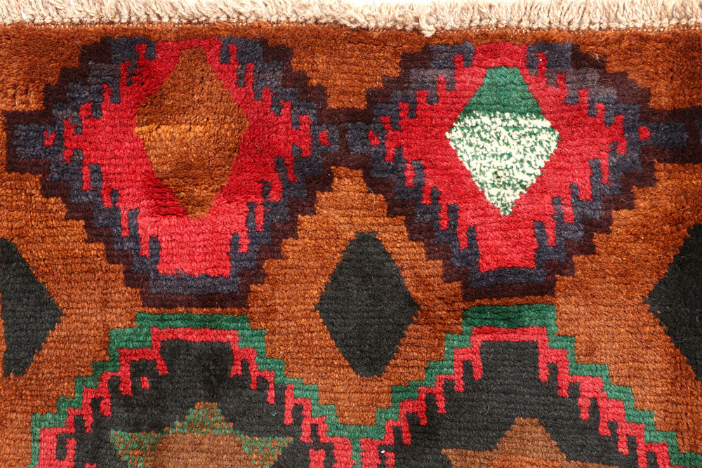 Saddle Brown Baluchi 6' 2 x 7' 10 - No. 57149 - ALRUG Rug Store