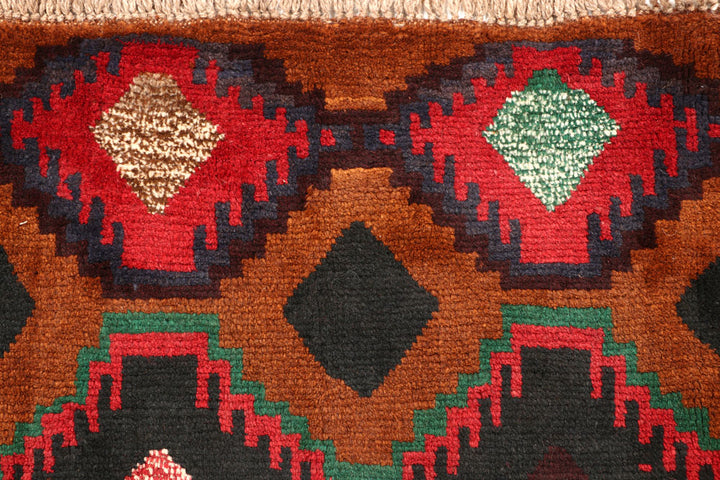 Saddle Brown Baluchi 6' 2 x 7' 10 - No. 57149 - ALRUG Rug Store