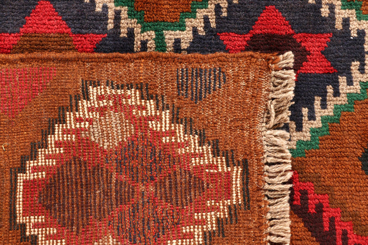 Saddle Brown Baluchi 6' 2 x 7' 10 - No. 57149 - ALRUG Rug Store