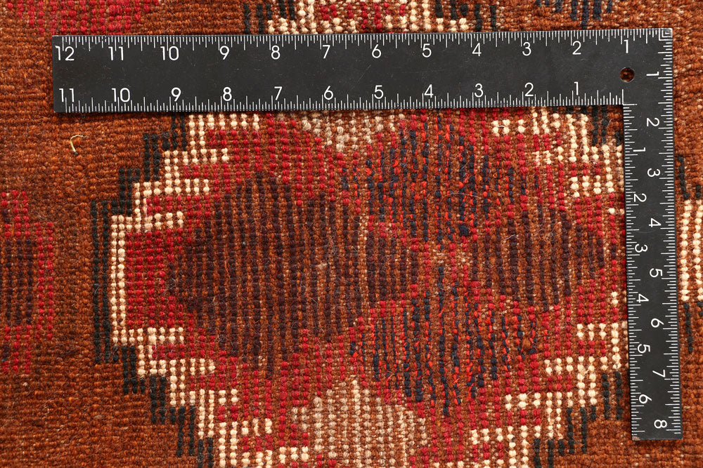Saddle Brown Baluchi 6' 2 x 7' 10 - No. 57149 - ALRUG Rug Store