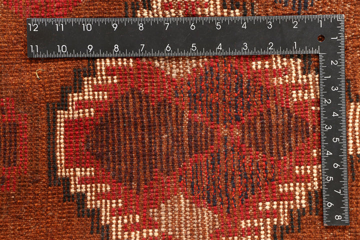 Saddle Brown Baluchi 6' 2 x 7' 10 - No. 57149 - ALRUG Rug Store