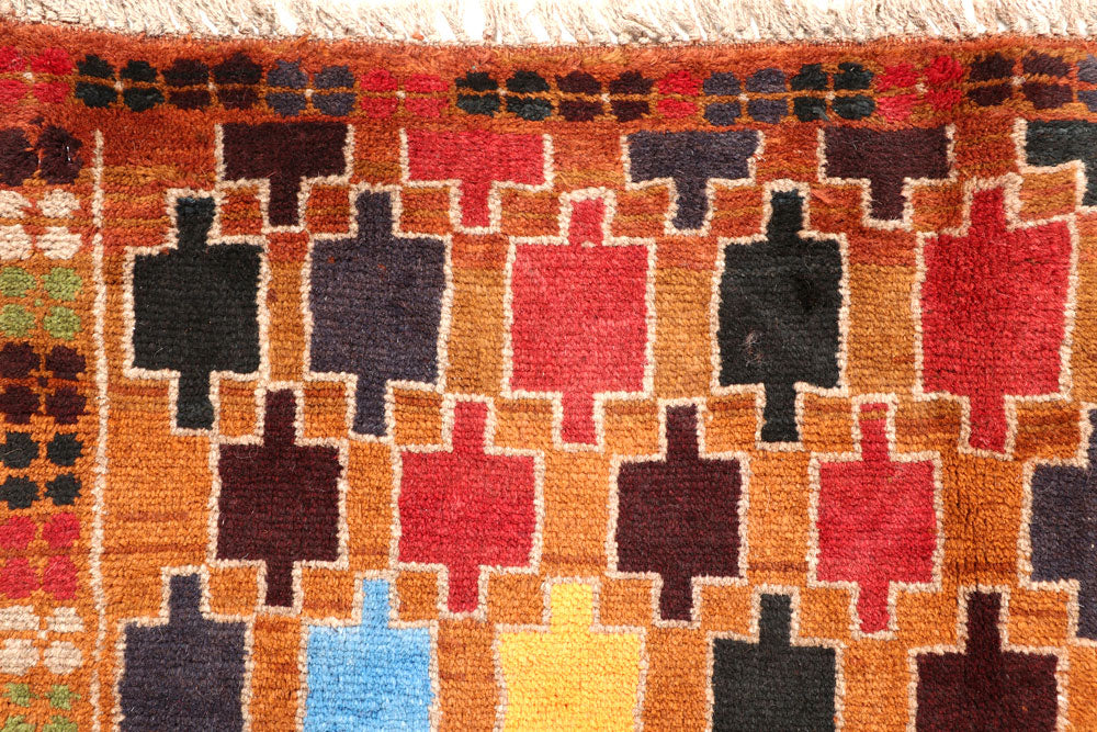 Saddle Brown Baluchi 5' 9 x 7' 9 - No. 57152 - ALRUG Rug Store