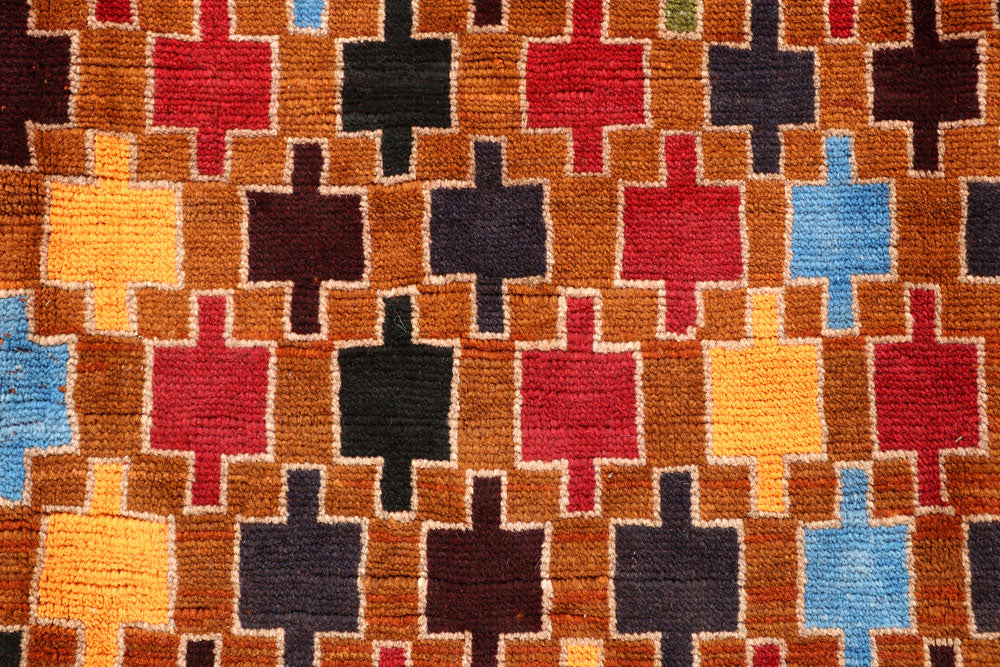 Saddle Brown Baluchi 5' 9 x 7' 9 - No. 57152 - ALRUG Rug Store