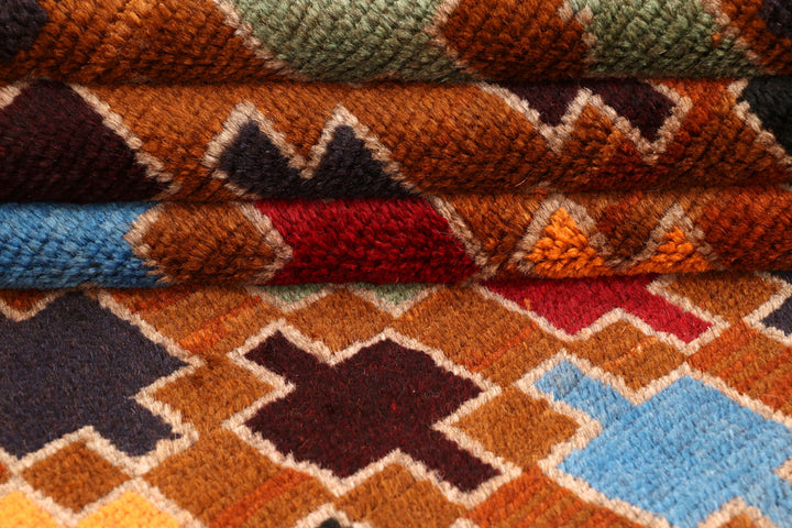 Saddle Brown Baluchi 5' 9 x 7' 9 - No. 57152 - ALRUG Rug Store