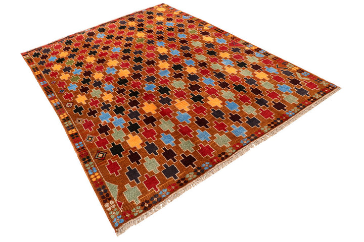 Saddle Brown Baluchi 5' 9 x 7' 9 - No. 57152 - ALRUG Rug Store