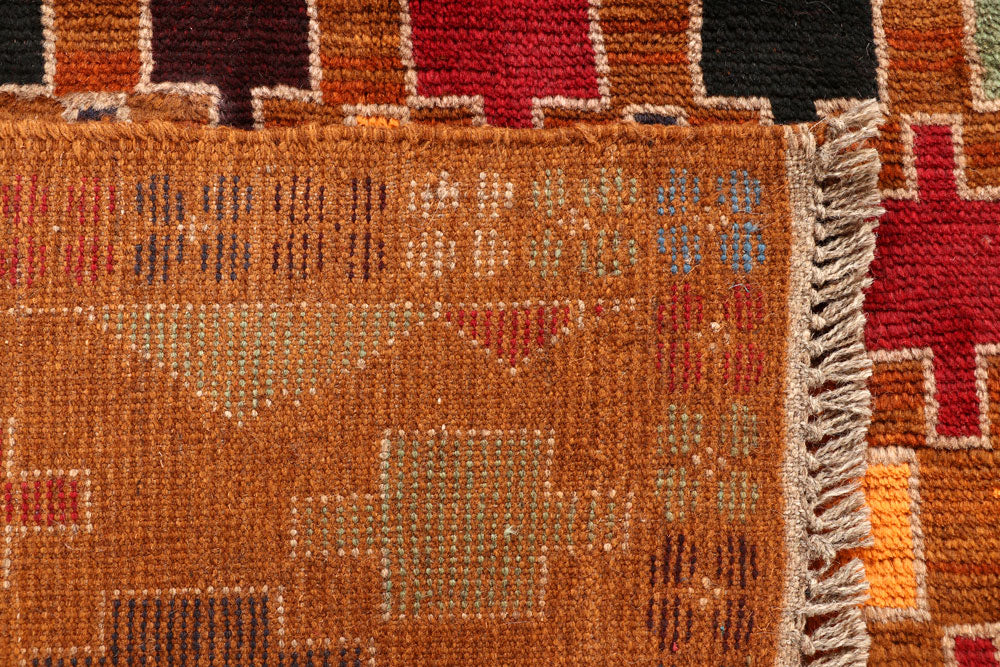 Saddle Brown Baluchi 5' 9 x 7' 9 - No. 57152 - ALRUG Rug Store