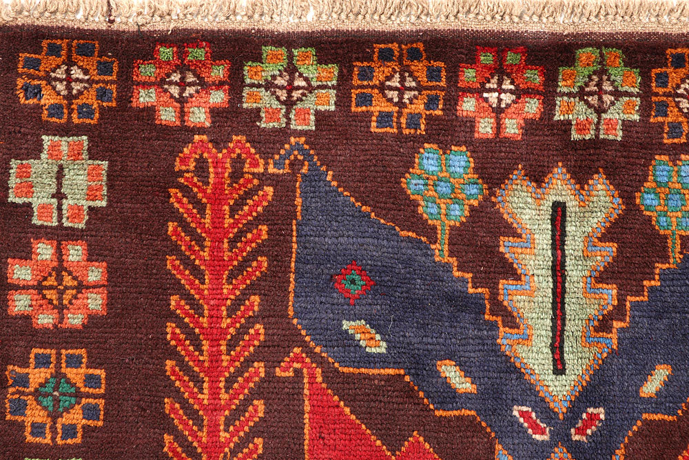 Multi Colored Baluchi 6' 3 x 8' - No. 57155 - ALRUG Rug Store