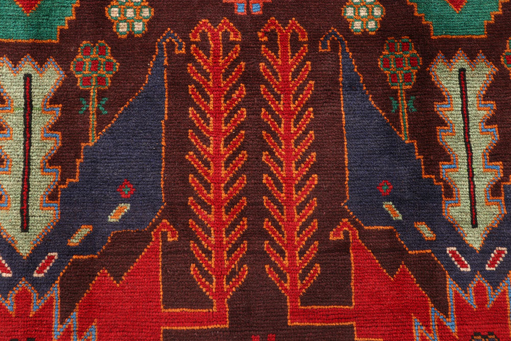 Multi Colored Baluchi 6' 3 x 8' - No. 57155 - ALRUG Rug Store