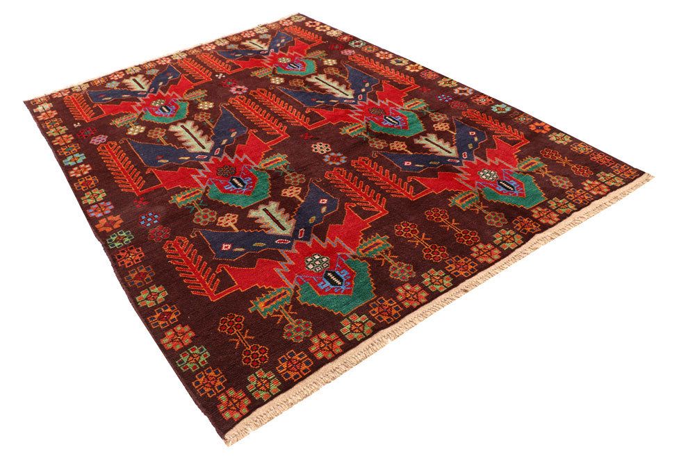 Multi Colored Baluchi 6' 3 x 8' - No. 57155 - ALRUG Rug Store