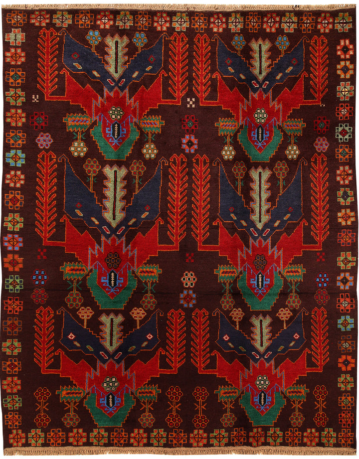 Multi Colored Baluchi 6' 3 x 8' - No. 57155 - ALRUG Rug Store