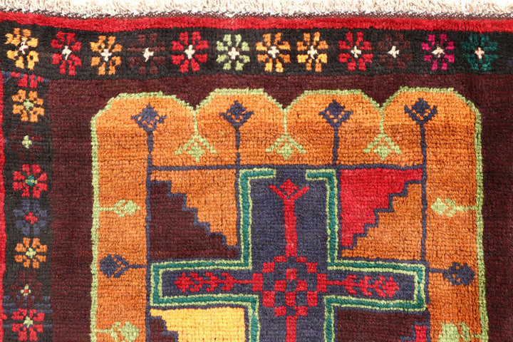 Multi Colored Baluchi 6' x 7' 10 - No. 57156 - ALRUG Rug Store