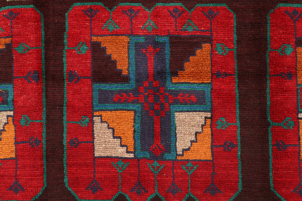 Multi Colored Baluchi 6' x 7' 10 - No. 57156 - ALRUG Rug Store