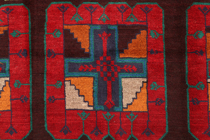 Multi Colored Baluchi 6' x 7' 10 - No. 57156 - ALRUG Rug Store