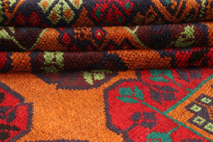 Saddle Brown Baluchi 5' 8 x 8' 1 - No. 57158 - ALRUG Rug Store