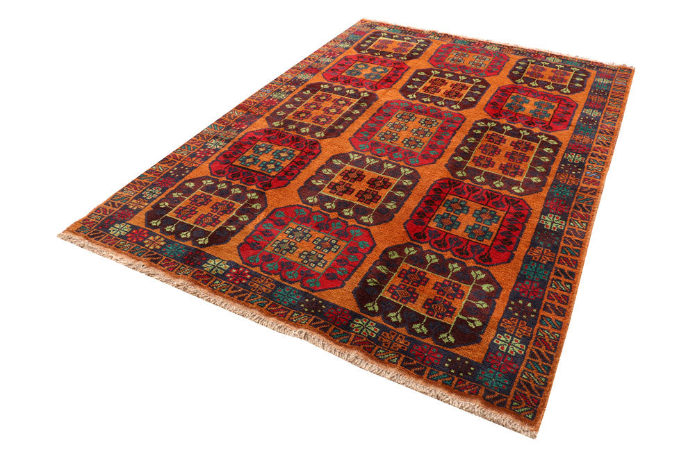 Saddle Brown Baluchi 5' 8 x 8' 1 - No. 57158 - ALRUG Rug Store