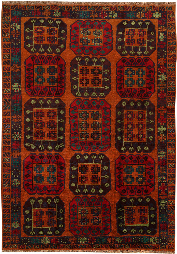 Saddle Brown Baluchi 5' 8 x 8' 1 - No. 57158 - ALRUG Rug Store
