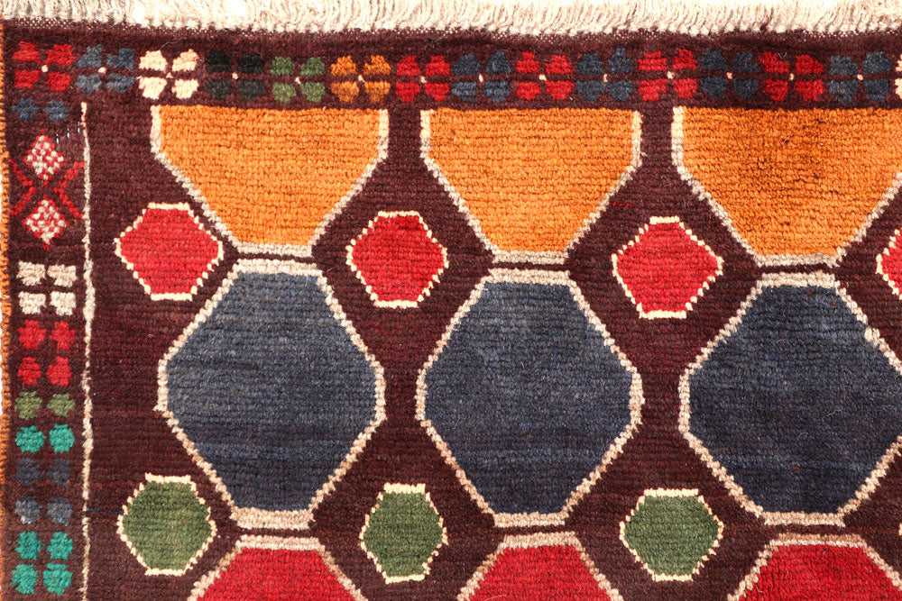 Multi Colored Baluchi 6' x 7' 9 - No. 57161 - ALRUG Rug Store