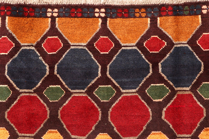 Multi Colored Baluchi 6' x 7' 9 - No. 57161 - ALRUG Rug Store