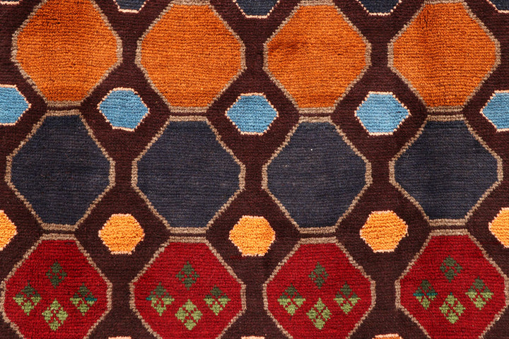 Multi Colored Baluchi 6' x 7' 9 - No. 57161 - ALRUG Rug Store