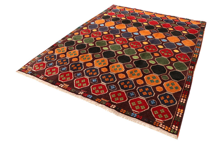 Multi Colored Baluchi 6' x 7' 9 - No. 57161 - ALRUG Rug Store