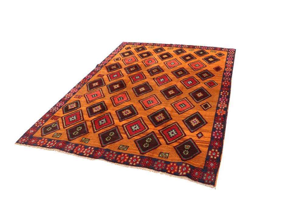 Saddle Brown Baluchi 5' 10 x 7' 10 - No. 57163 - ALRUG Rug Store