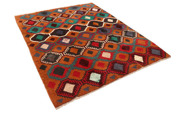 Multi Colored Baluchi 6' x 7' 7 - No. 57164 - ALRUG Rug Store