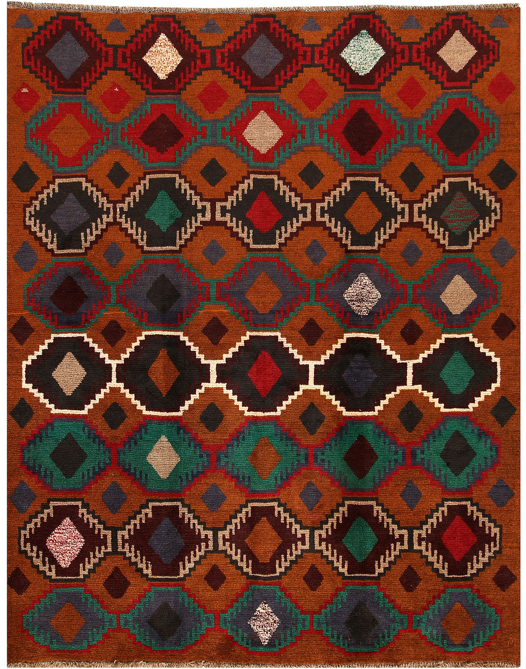 Multi Colored Baluchi 6' x 7' 7 - No. 57164 - ALRUG Rug Store