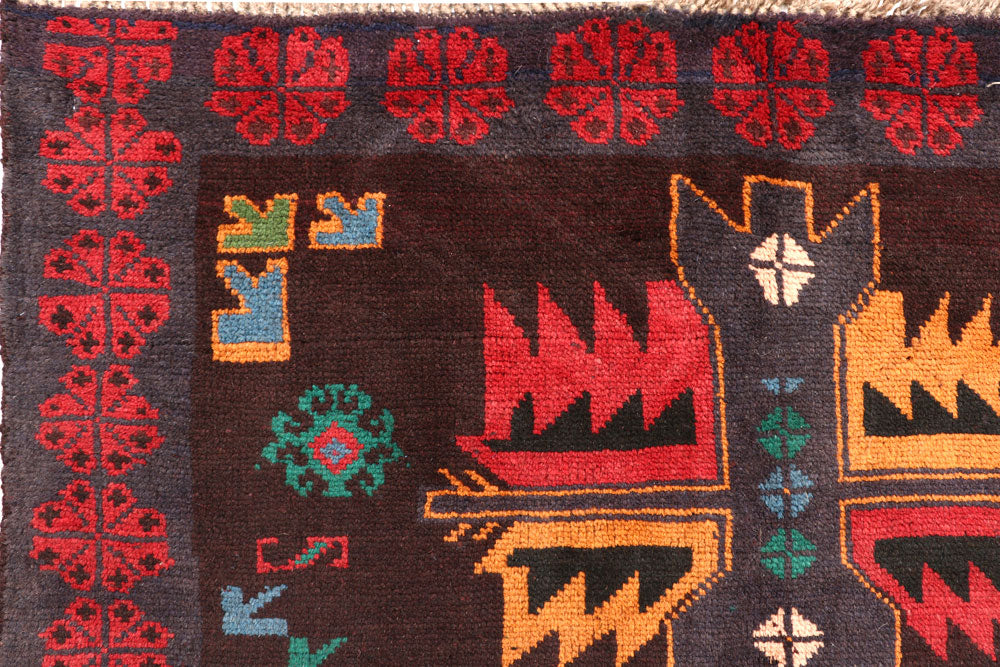 Multi Colored Baluchi 6' x 7' 9 - No. 57165 - ALRUG Rug Store