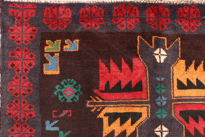 Multi Colored Baluchi 6' x 7' 9 - No. 57165 - ALRUG Rug Store