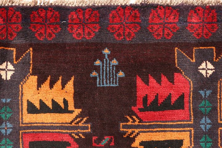 Multi Colored Baluchi 6' x 7' 9 - No. 57165 - ALRUG Rug Store