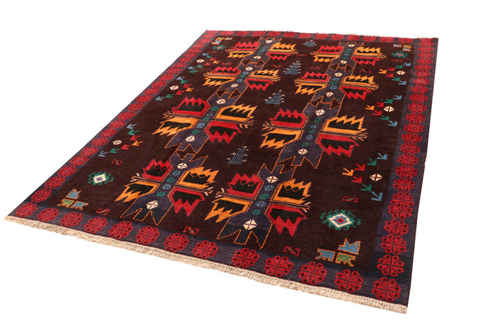 Multi Colored Baluchi 6' x 7' 9 - No. 57165 - ALRUG Rug Store