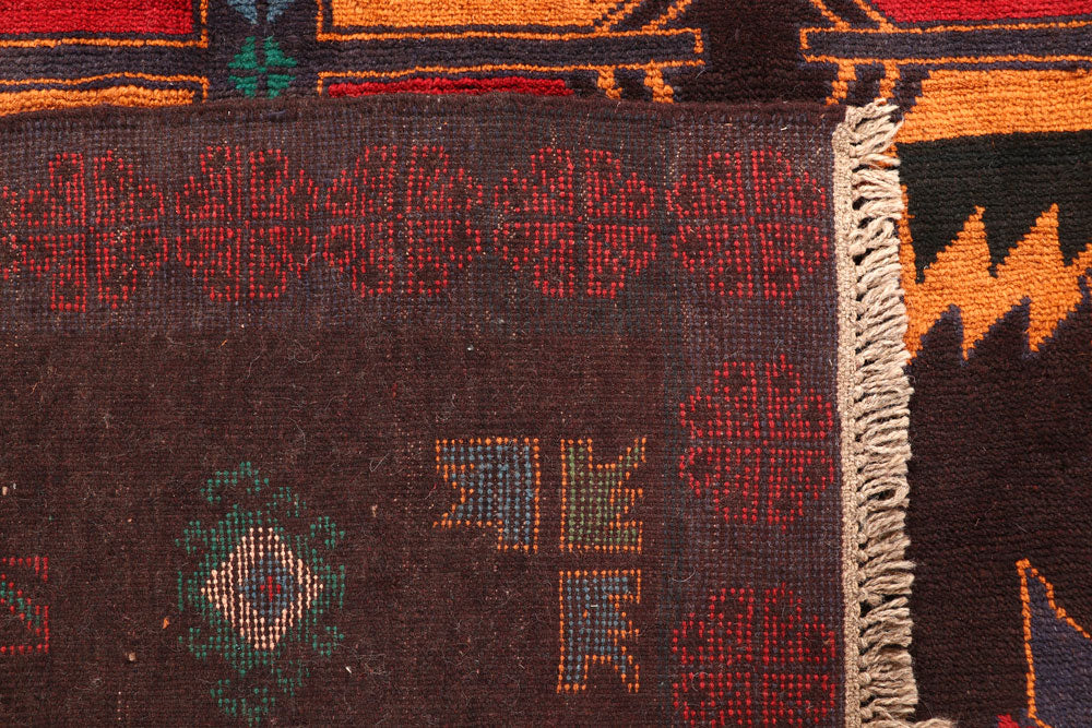 Multi Colored Baluchi 6' x 7' 9 - No. 57165 - ALRUG Rug Store