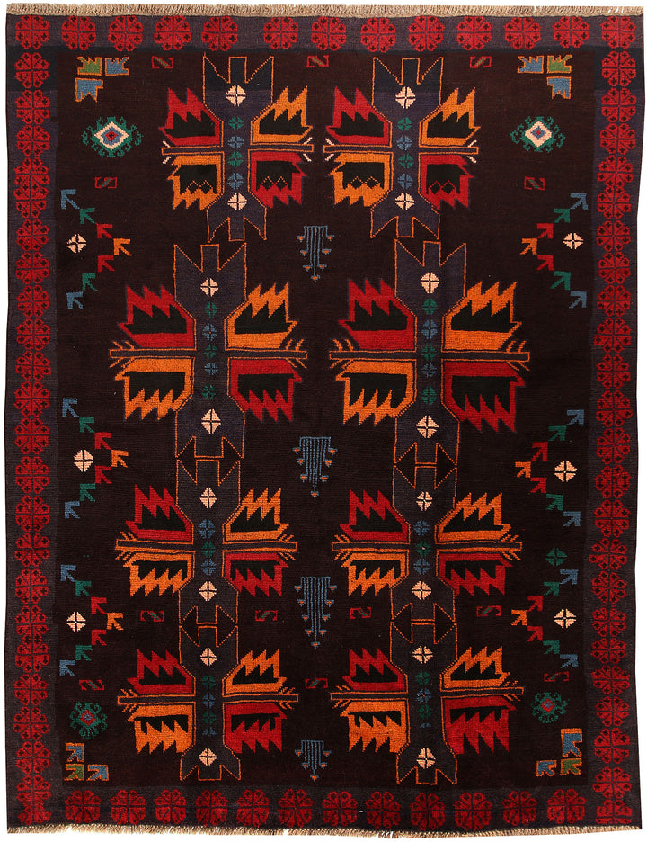 Multi Colored Baluchi 6' x 7' 9 - No. 57165 - ALRUG Rug Store