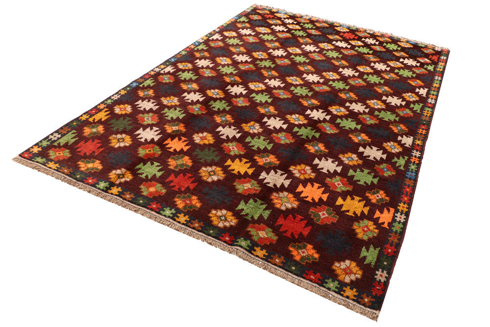 Multi Colored Baluchi 5' 11 x 8' 4 - No. 57166 - ALRUG Rug Store