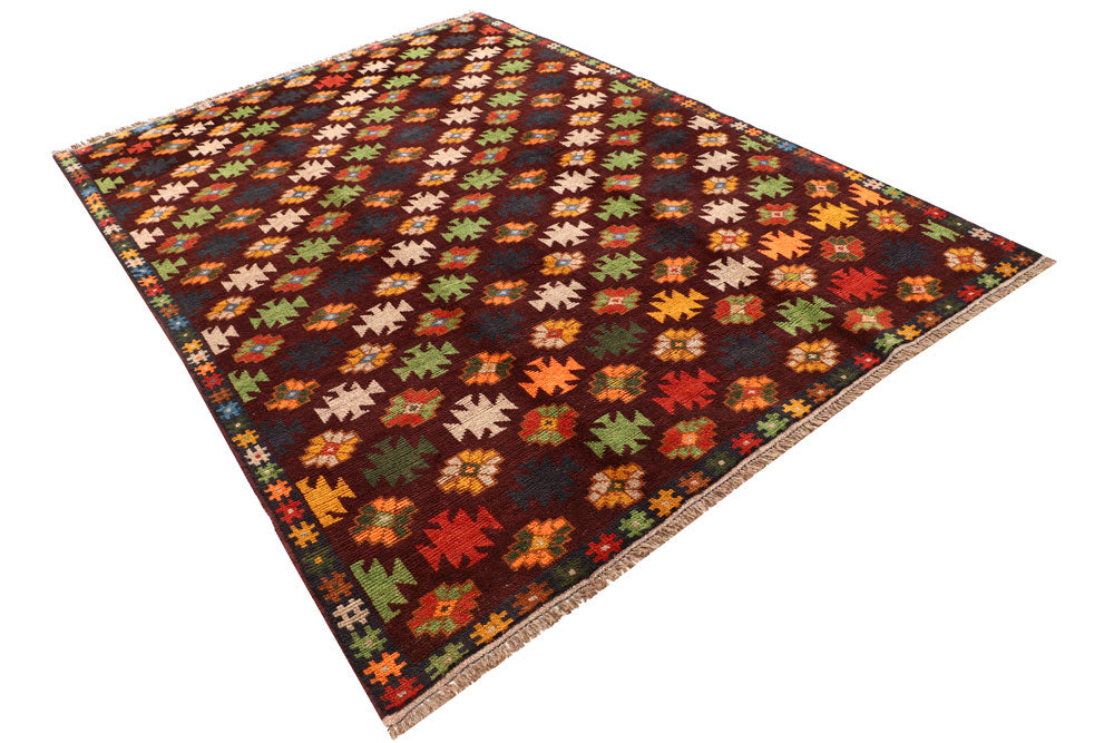Multi Colored Baluchi 5' 11 x 8' 4 - No. 57166 - ALRUG Rug Store