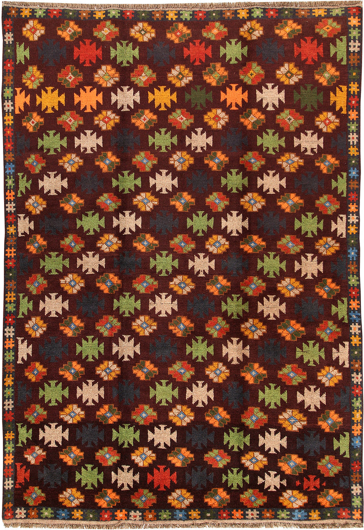 Multi Colored Baluchi 5' 11 x 8' 4 - No. 57166 - ALRUG Rug Store