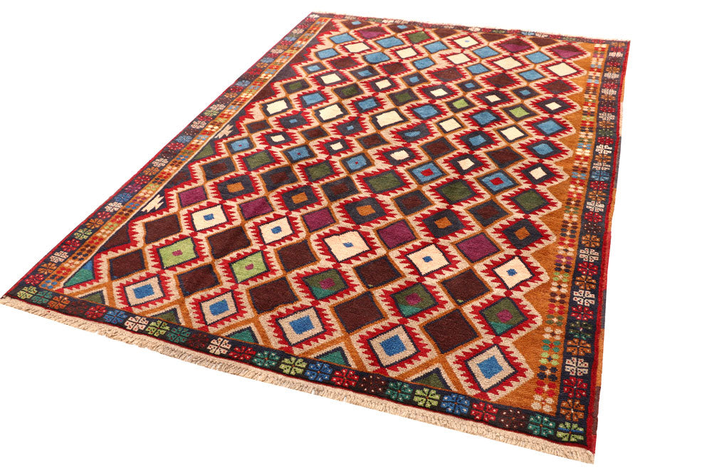 Multi Colored Baluchi 5' 9 x 7' 11 - No. 57167 - ALRUG Rug Store