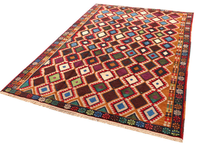 Multi Colored Baluchi 5' 9 x 7' 11 - No. 57167 - ALRUG Rug Store