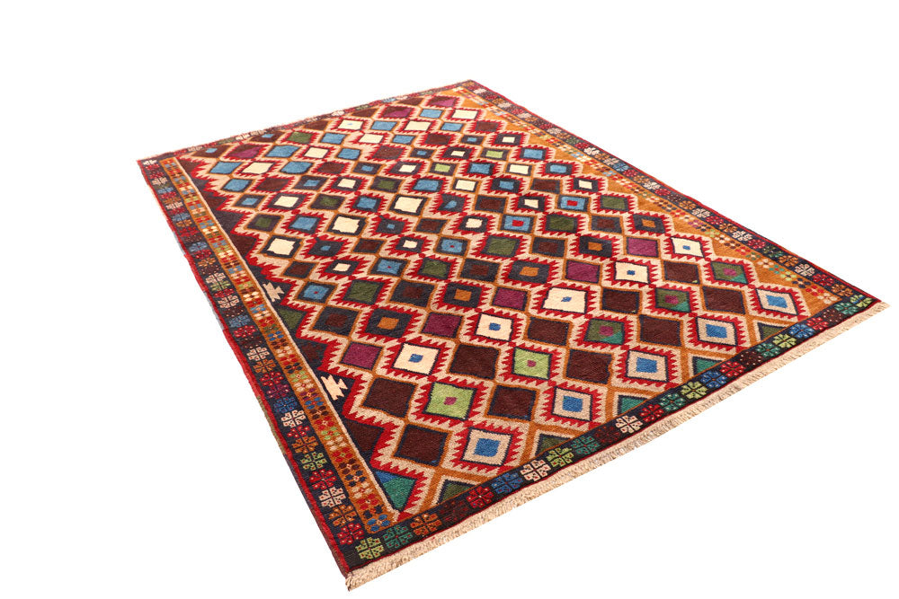 Multi Colored Baluchi 5' 9 x 7' 11 - No. 57167 - ALRUG Rug Store
