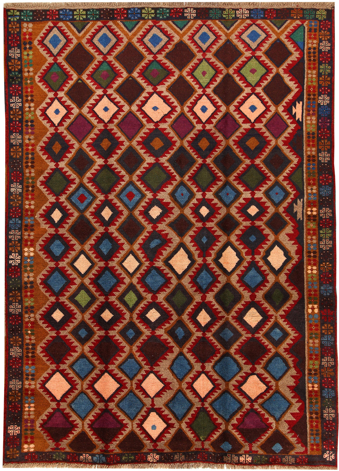 Multi Colored Baluchi 5' 9 x 7' 11 - No. 57167 - ALRUG Rug Store