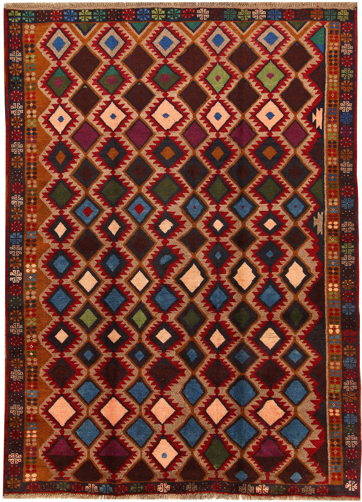 Multi Colored Baluchi 5' 9 x 7' 11 - No. 57167 - ALRUG Rug Store