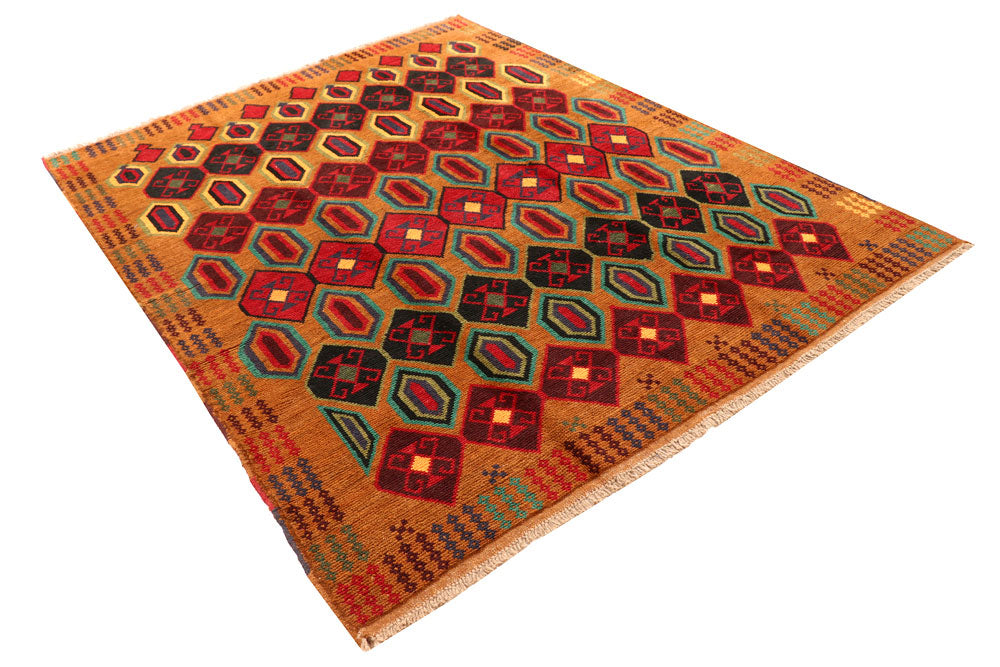 Multi Colored Baluchi 5' 9 x 7' 6 - No. 57170 - ALRUG Rug Store